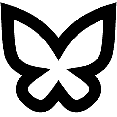 Bluesky Logo Icon from Sharp Remix Set