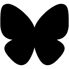 Bluesky Logo Icon from Plump Solid Set
