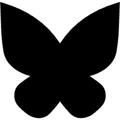 Bluesky Logo Icon from Sharp Solid Set