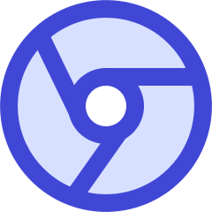 Chrome Logo Icon from Sharp Duo Set