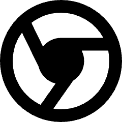 Chrome Logo Icon from Sharp Remix Set