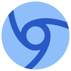 Chrome Logo Icon from Plump Flat Set