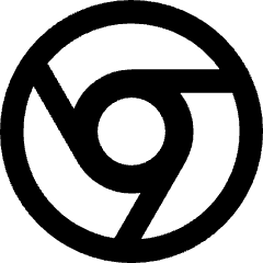 Chrome Logo Icon from Core Remix Set