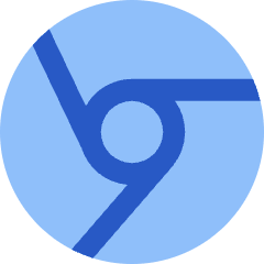 Chrome Logo Icon from Sharp Flat Set