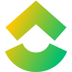 Clickup Logo Icon from Sharp Gradient Set
