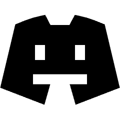 Discord Logo Icon from Sharp Solid Set