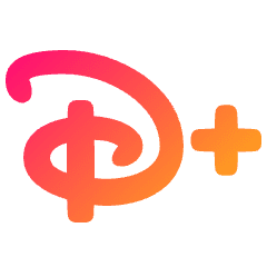 Disney Plus Logo Icon from Plump Gradient Set