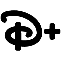Disney Plus Logo Icon from Plump Solid Set