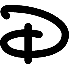 Disney Plus Logo Icon from Flex Solid Set