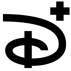Disney Plus Logo Icon from Sharp Remix Set