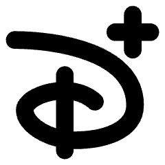 Disney Plus Logo Icon from Core Solid Set