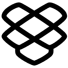 Dropbox Logo Icon from Flex Line Set