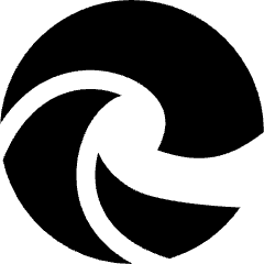 Edge Logo Icon from Core Solid Set