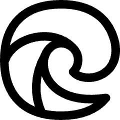 Edge Logo Icon from Flex Line Set