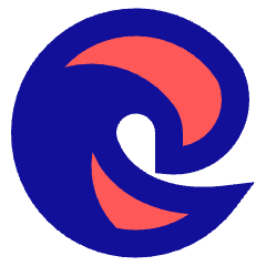 Edge Logo Icon from Sharp Pop Set