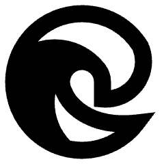 Edge Logo Icon from Sharp Remix Set