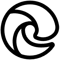 Edge Logo Icon from Plump Line Set