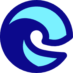 Edge Logo Icon from Core Pop Set