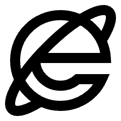 Explorer Logo Icon from Sharp Line Set