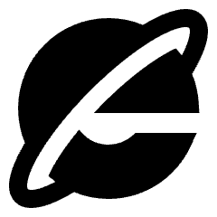 Explorer Logo Icon from Sharp Solid Set