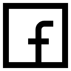 Facebook Logo 1 Icon from Sharp Line Set