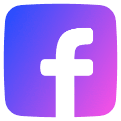 Facebook Logo 1 Icon from Plump Gradient Set