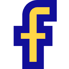Facebook Logo 2 Icon from Sharp Pop Set