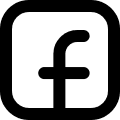 Facebook Logo Icon from Micro Line Set