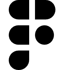 Figma Logo Icon from Sharp Solid Set