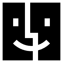 Finder Logo Icon from Sharp Solid Set