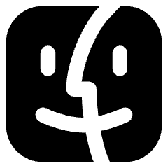 Finder Logo Icon from Core Solid Set