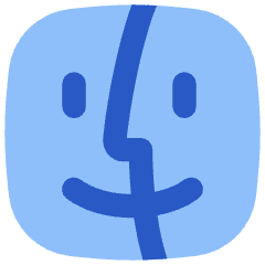 Finder Logo Icon from Flex Flat Set
