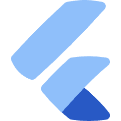 Flutter Logo Icon from Flex Flat Set