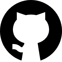 Github Logo Icon from Sharp Solid Set