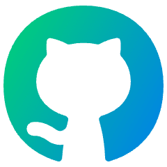 Github Logo Icon from Plump Gradient Set