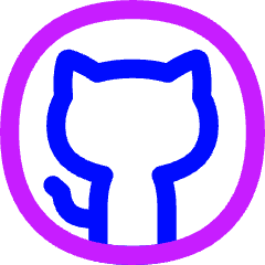 Github Logo Icon from Flex Neon Set