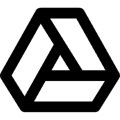 Google Drive Logo Icon from Core Remix Set