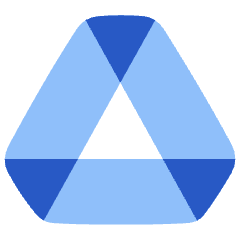 Google Drive Logo Icon from Plump Flat Set