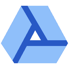 Google Drive Logo Icon from Sharp Flat Set