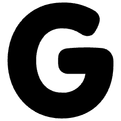 Google Logo Icon from Plump Solid Set