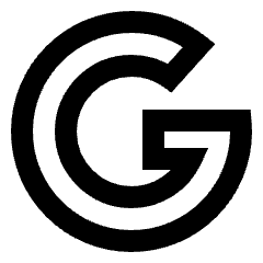 Google Logo Icon from Sharp Line Set