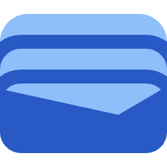 Google Wallet Logo Icon from Sharp Flat Set