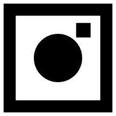 Instagram Logo Icon from Sharp Remix Set