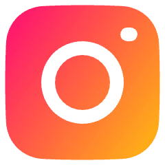 Instagram Logo Icon from Plump Gradient Set