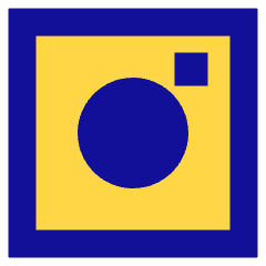 Instagram Logo Icon from Sharp Pop Set