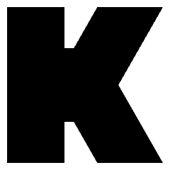 Kickstarter Logo Icon from Sharp Solid Set