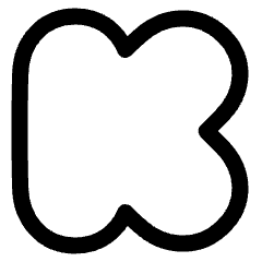 Kickstarter Logo Icon from Plump Line Set