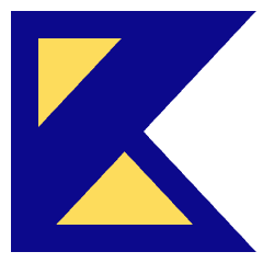 Kotlin Logo Icon from Sharp Pop Set