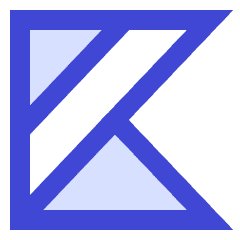 Kotlin Logo Icon from Sharp Duo Set