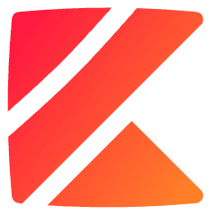 Kotlin Logo Icon from Flex Gradient Set